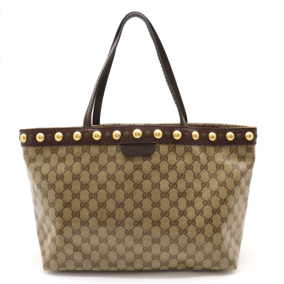 Luxury Gucci Trending 2025 GG Crystal Tote Bag Coated Canvas Leather