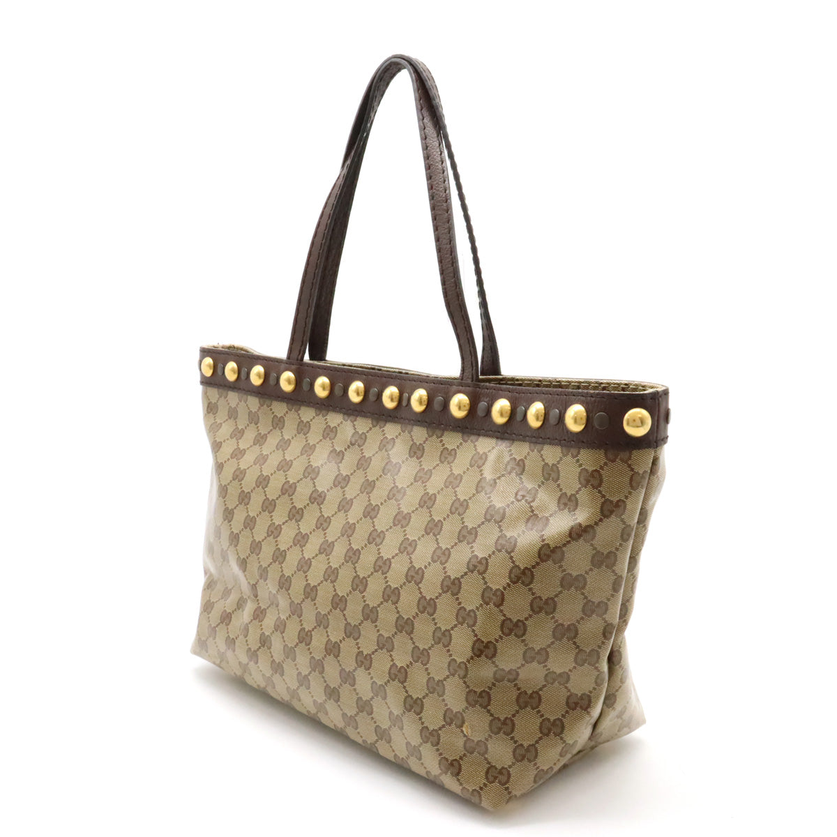 Luxury Gucci Trending 2025 GG Crystal Tote Bag Coated Canvas Leather