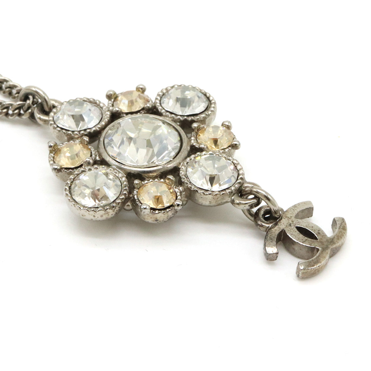 Chanel Coco Mark Rhinestone Necklace