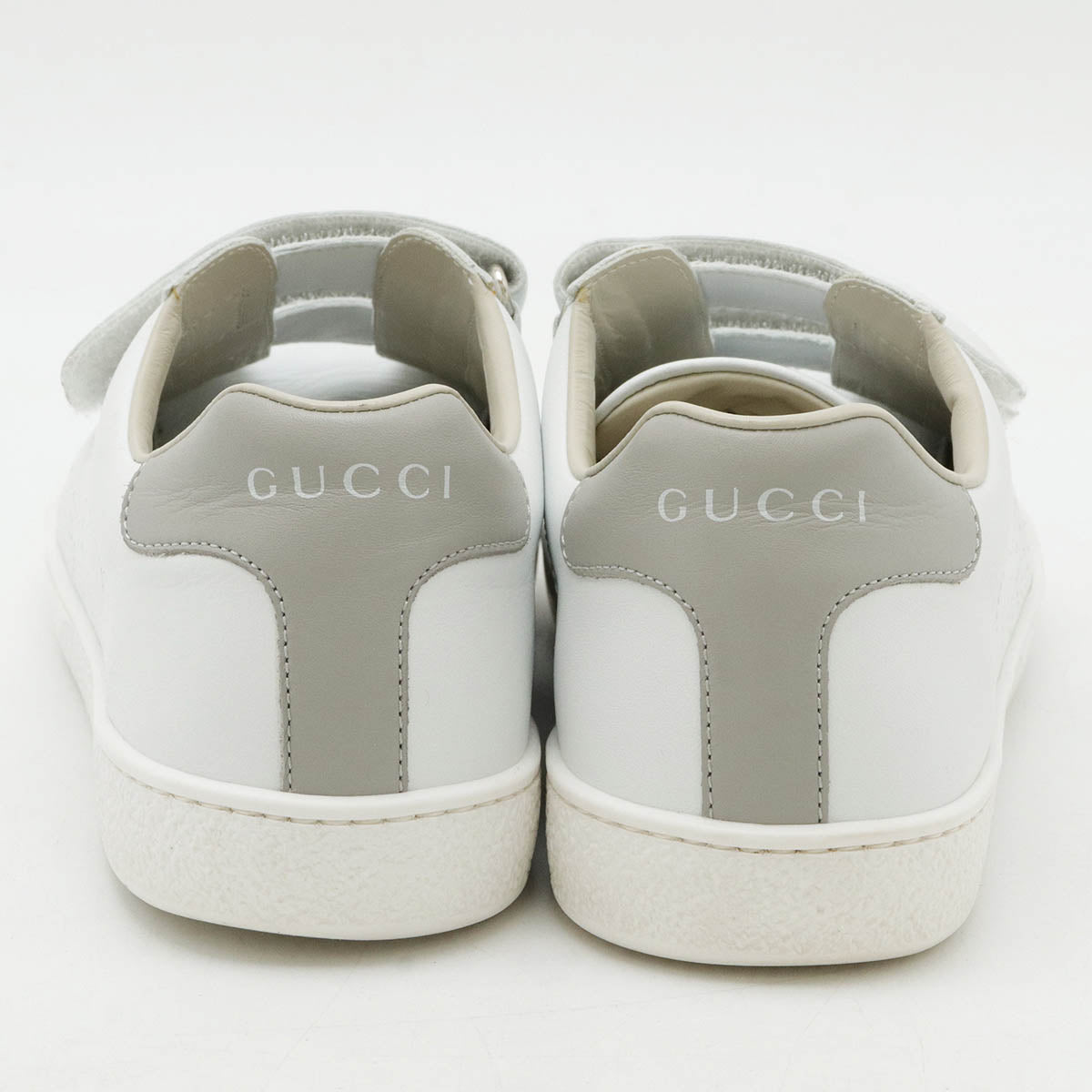 Luxury Gucci Trending 2025 Velcro Sneakers White Grey #36