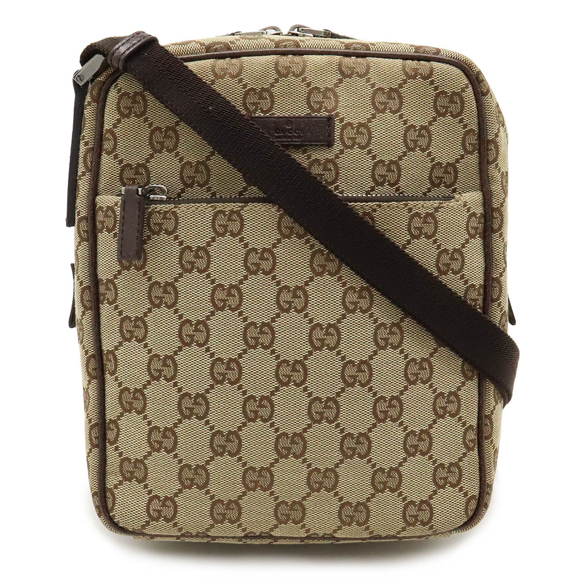 Luxury Gucci Trending 2025 GG Canvas Leather Shoulder Bag 03136