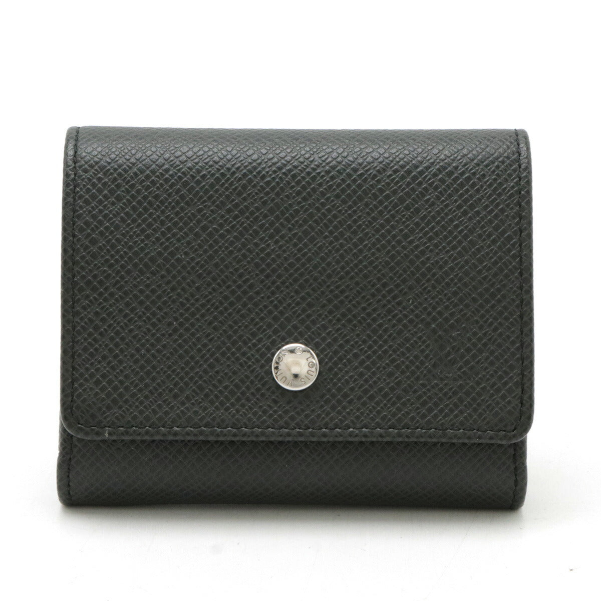 Louis Vuitton Sergei Coin Case Leather Black M32562