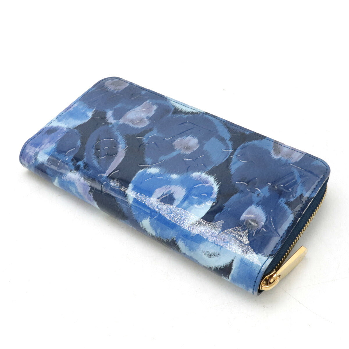 Louis Vuitton Vernis Ikat Flower Zippy Wallet M90018