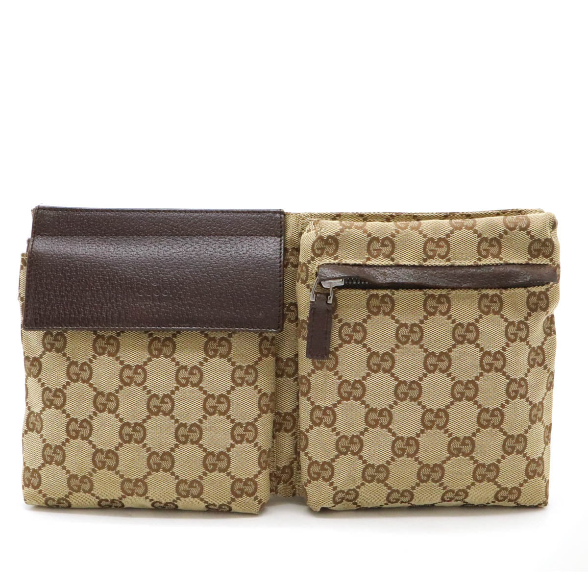 Luxury Gucci Trending 2025 GG Canvas Leather Waist Bag 28566