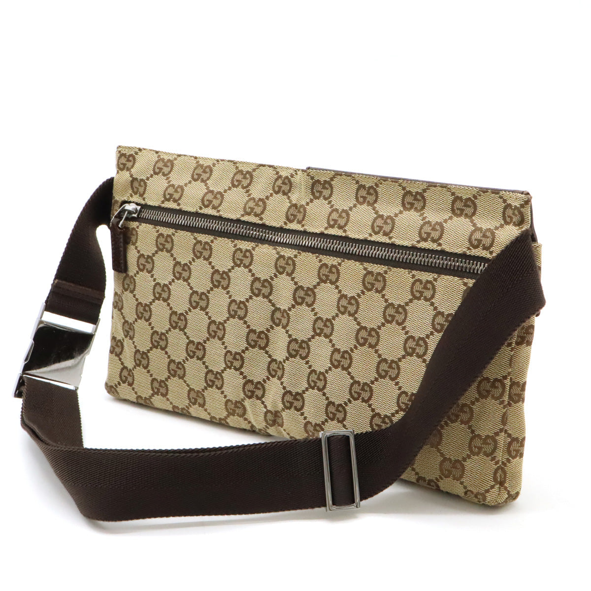 Luxury Gucci Trending 2025 GG Canvas Leather Waist Bag 28566