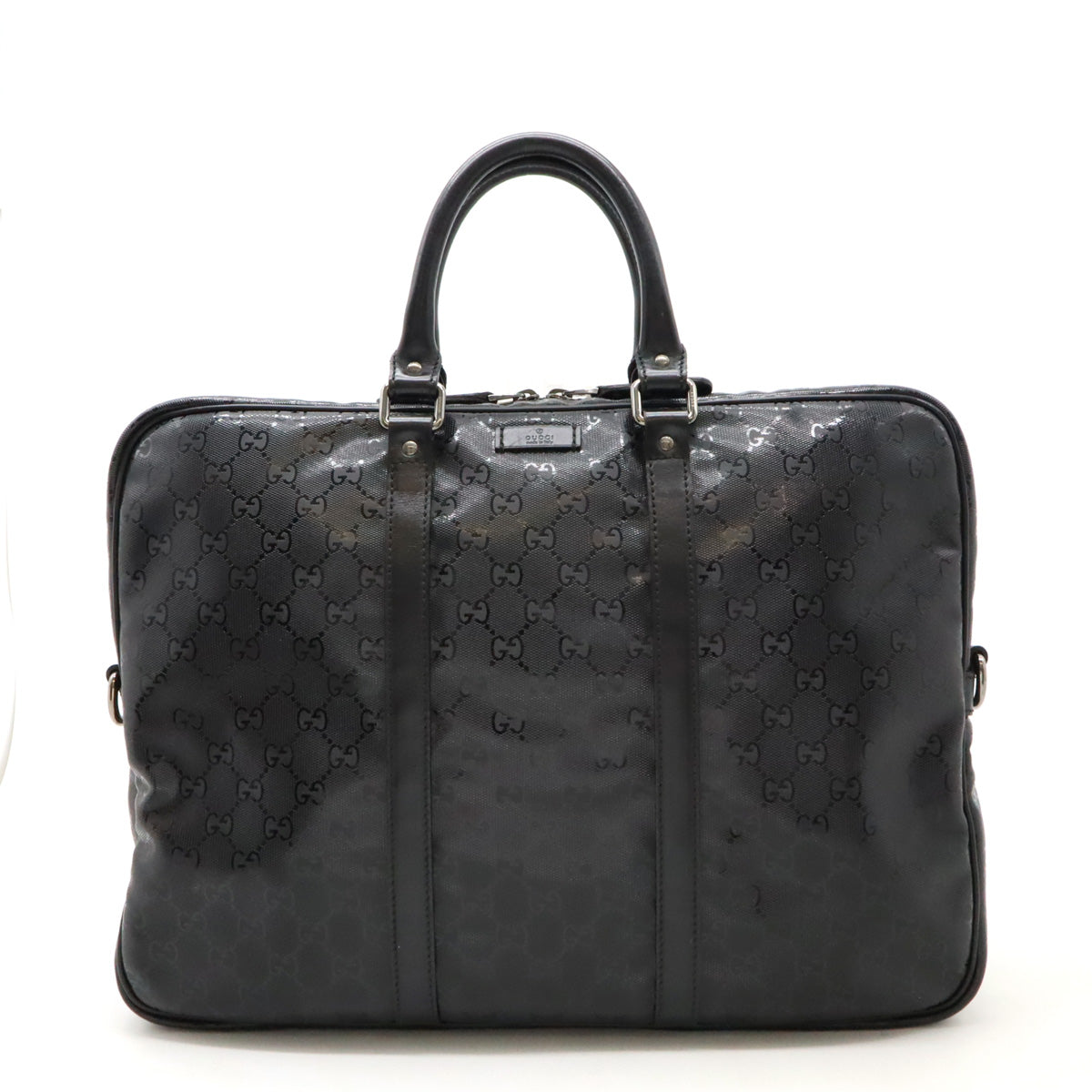 Luxury Gucci Trending 2025 GG Imprime Business Briefcase Black