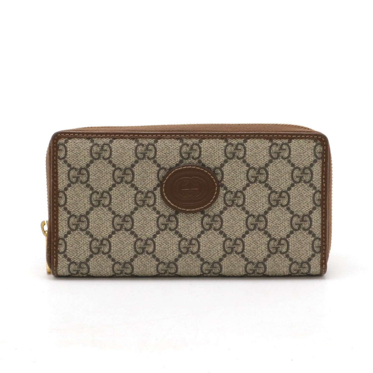 Luxury Gucci Trending 2025 Interlocking G GG Supreme Zip Wallet