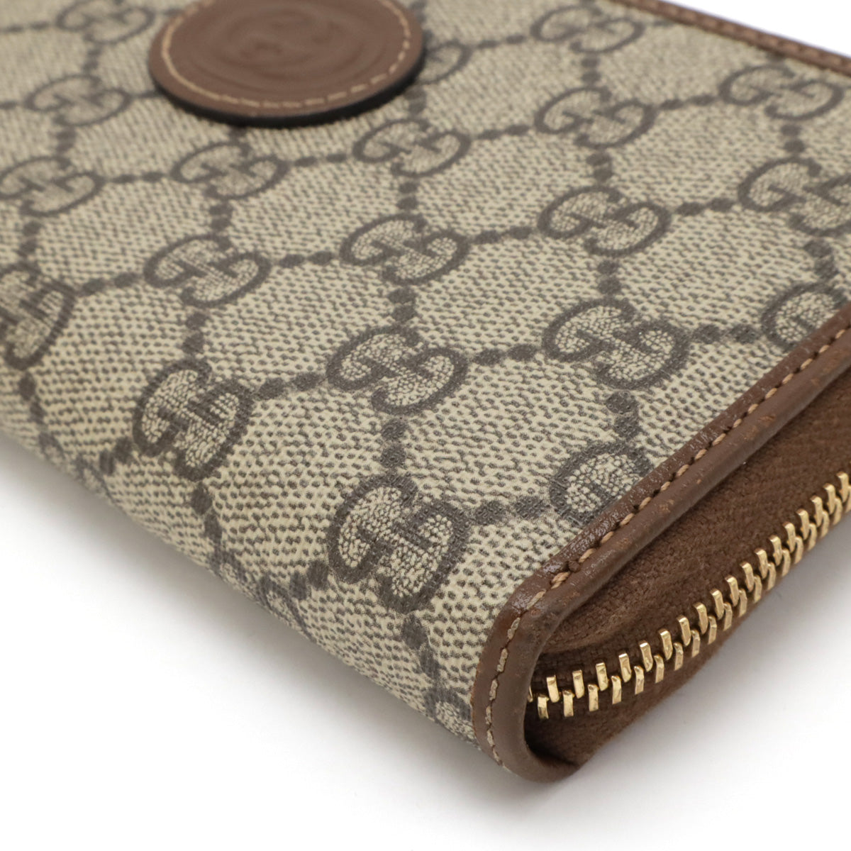 Luxury Gucci Trending 2025 Interlocking G GG Supreme Zip Wallet