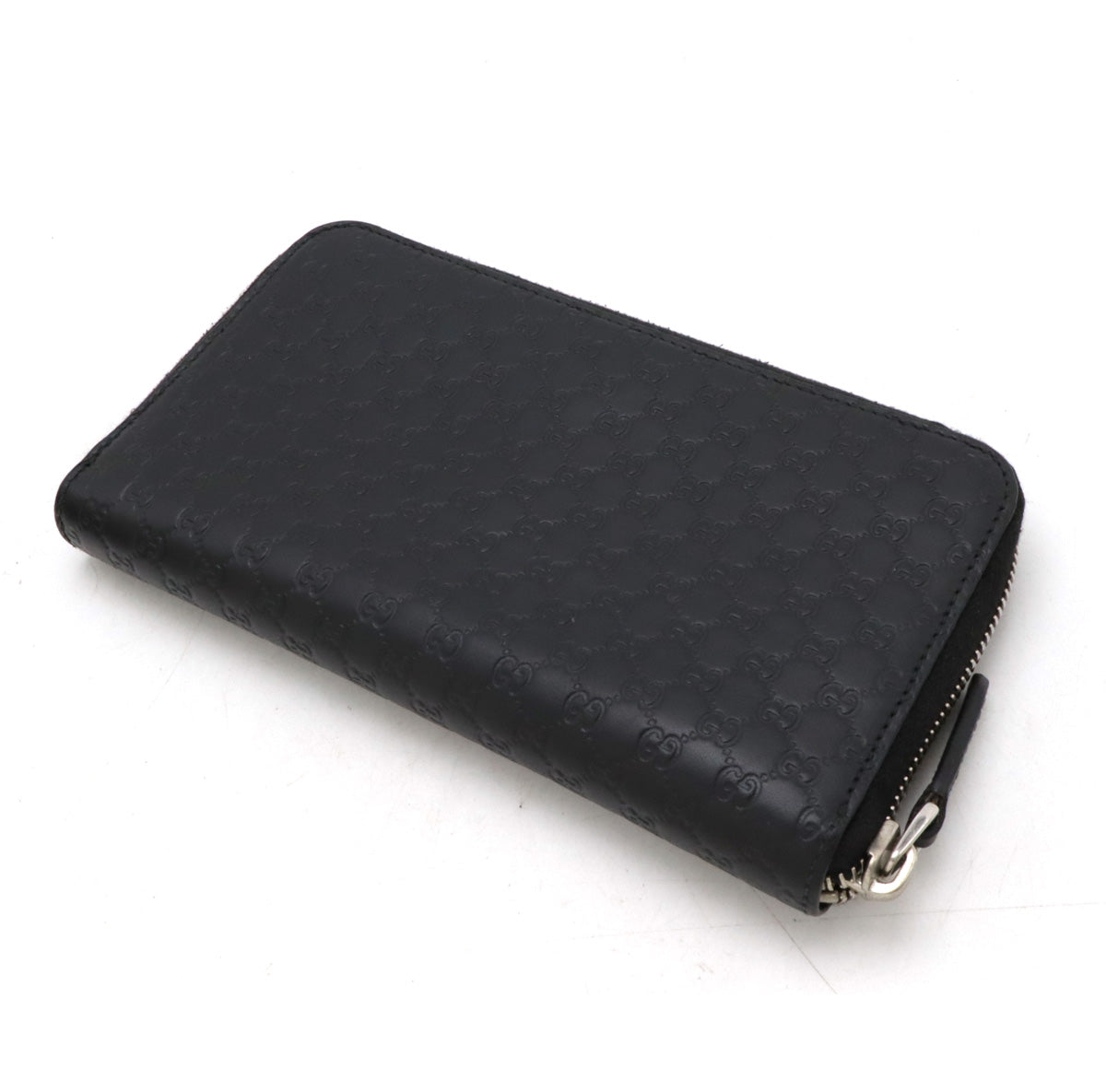 Luxury Gucci Trending 2025 MicroLuxury Gucci Trending 2025ssima Leather Zip Wallet Black