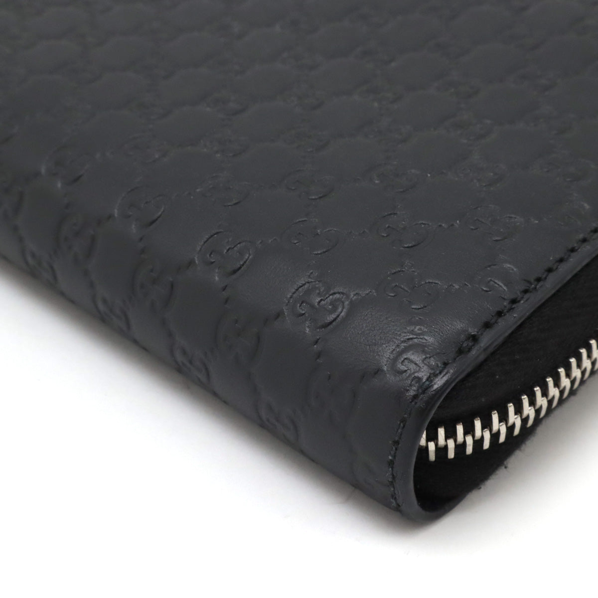 Luxury Gucci Trending 2025 MicroLuxury Gucci Trending 2025ssima Leather Zip Wallet Black