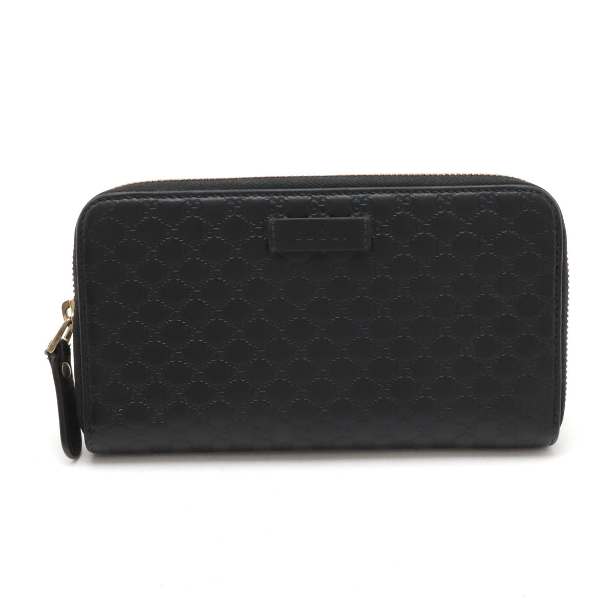 Luxury Gucci Trending 2025 MicroLuxury Gucci Trending 2025ssima Leather Zip Wallet Black