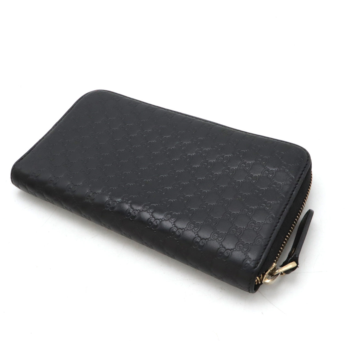 Luxury Gucci Trending 2025 MicroLuxury Gucci Trending 2025ssima Leather Zip Wallet Black