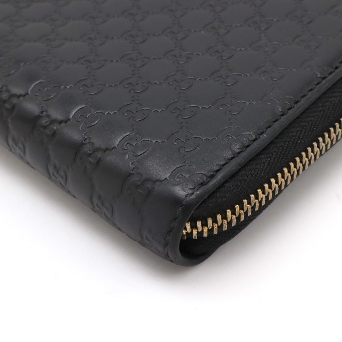 Luxury Gucci Trending 2025 MicroLuxury Gucci Trending 2025ssima Leather Zip Wallet Black