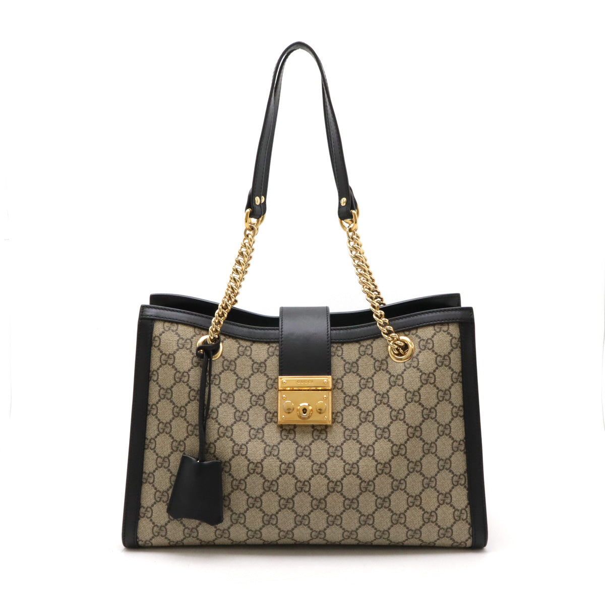 Luxury Gucci Trending 2025 Padlock GG Medium Shoulder Bag PVC/Leather