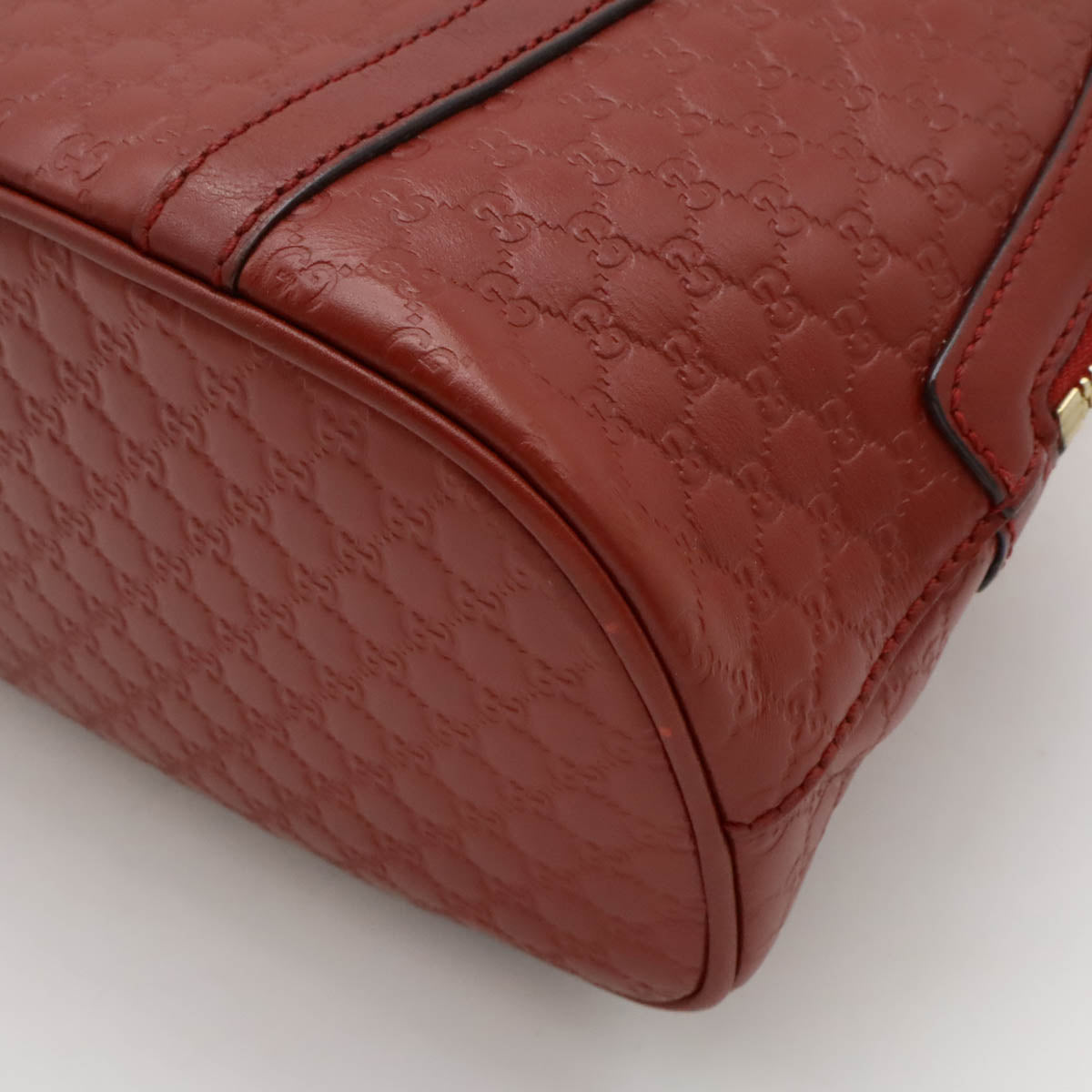 Luxury Gucci Trending 2025 Leather MicroLuxury Gucci Trending 2025ssima 2WAY Handbag Red