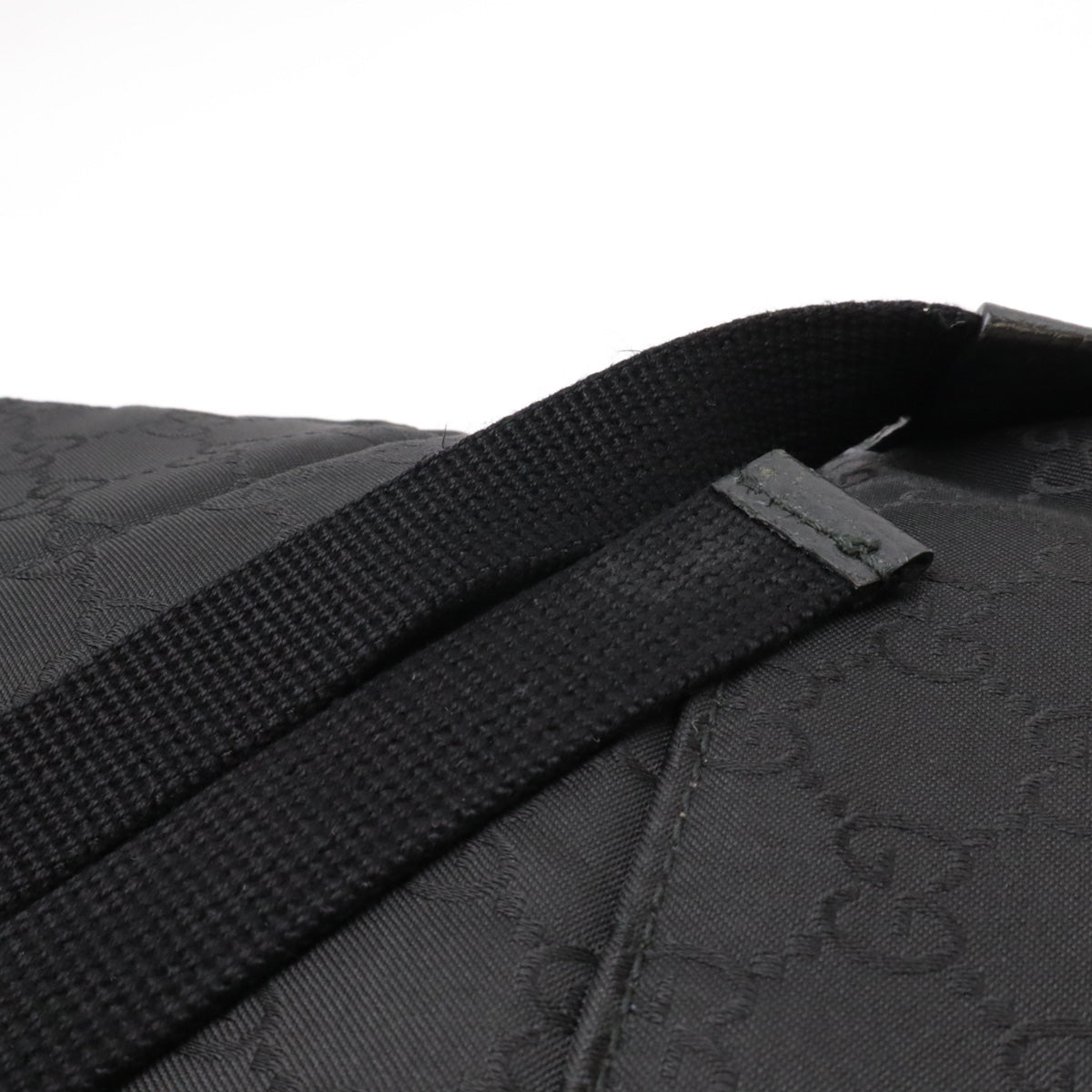 Luxury Gucci Trending 2025 Nylon Leather GG Backpack Black