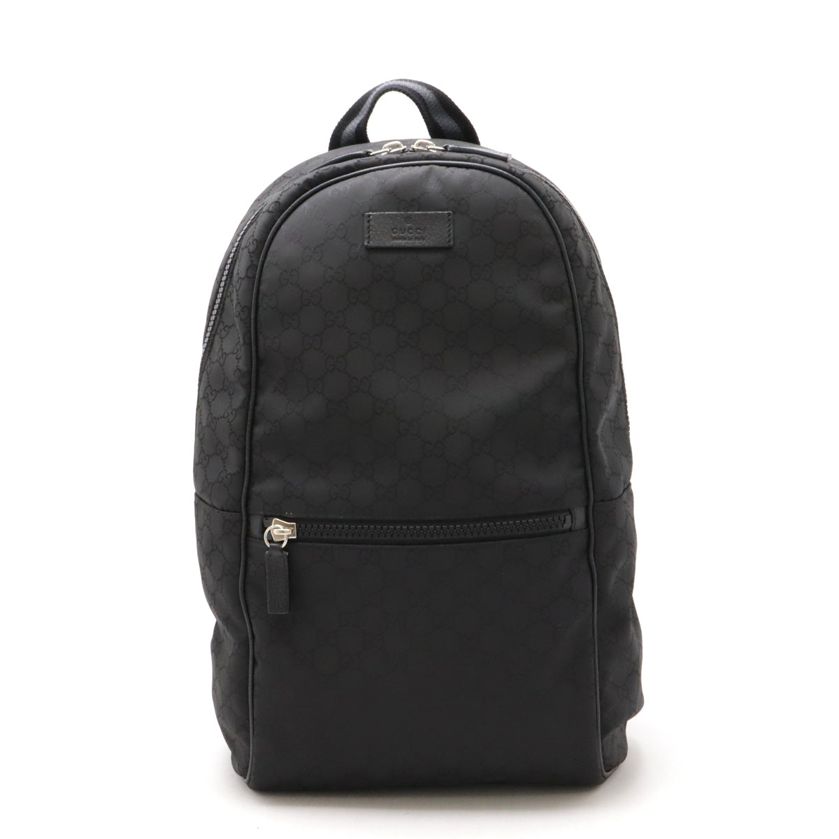 Luxury Gucci Trending 2025 Nylon Leather Backpack Black
