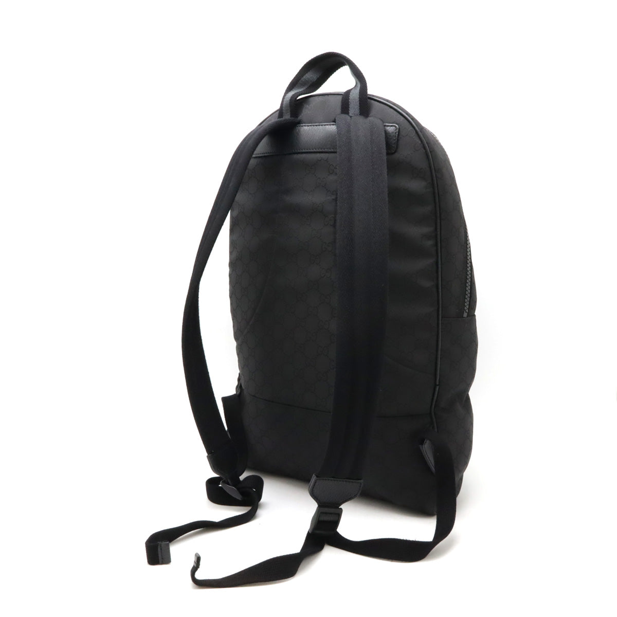 Luxury Gucci Trending 2025 Nylon Leather Backpack Black