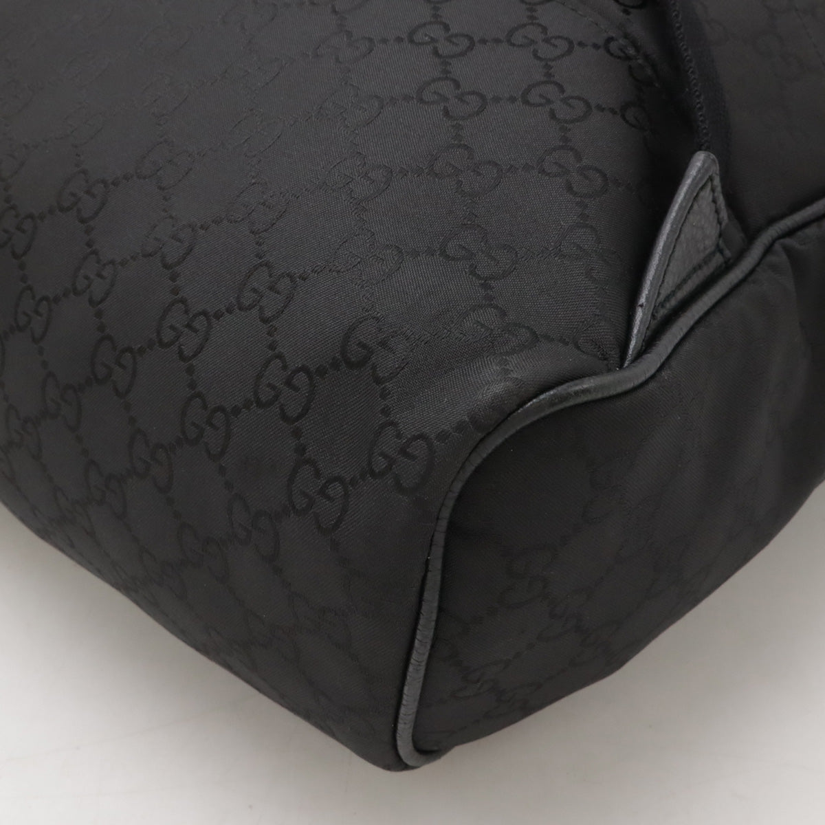 Luxury Gucci Trending 2025 Nylon Leather Backpack Black