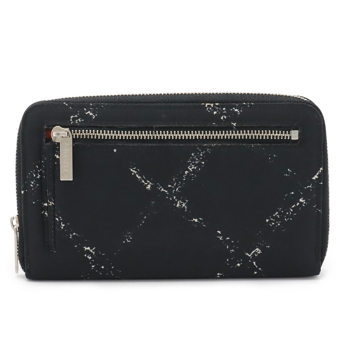 Chanel Nylon Travel Line Zip Wallet Black