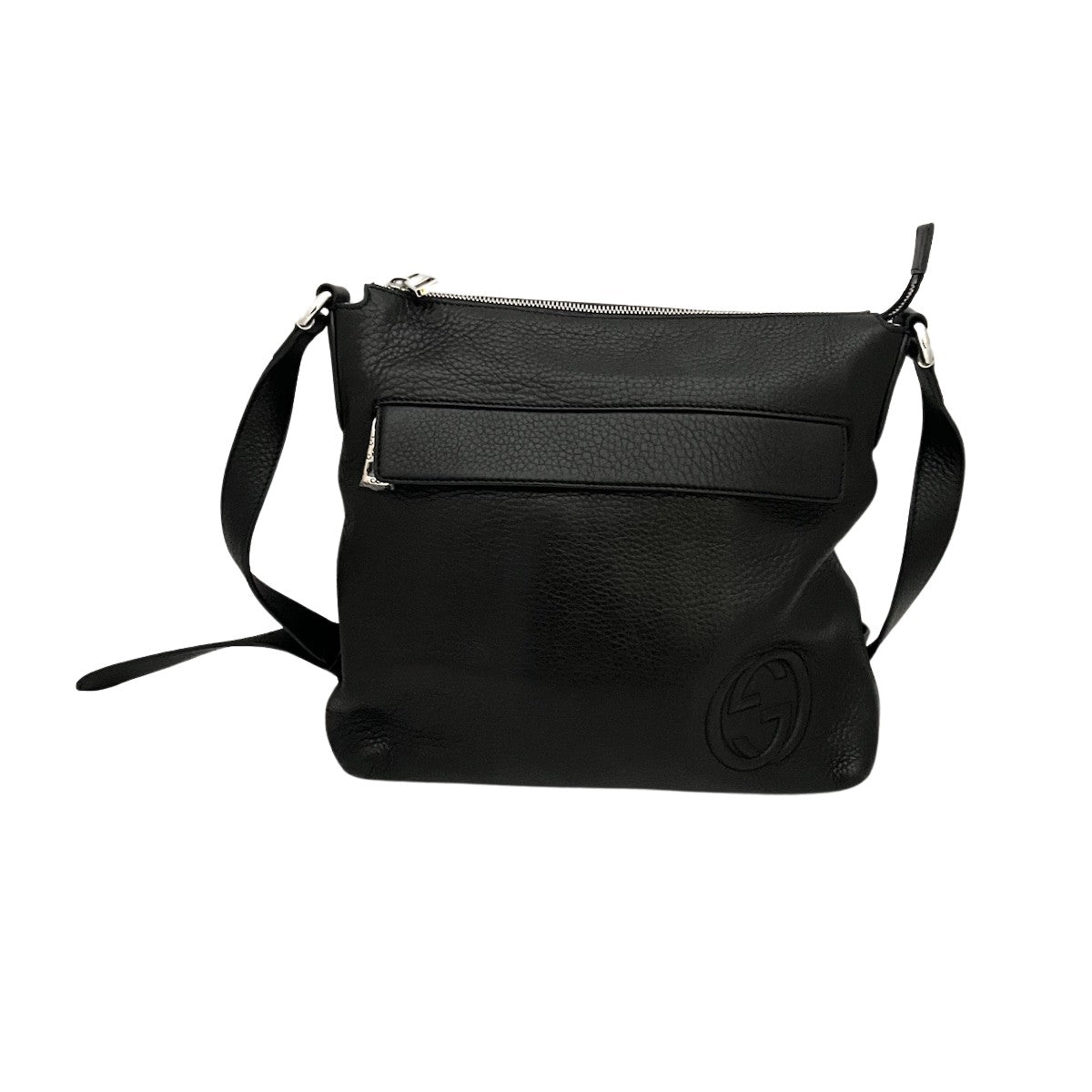 Luxury Gucci Trending 2025 Interlocking G  Leather Shoulder Bag ()