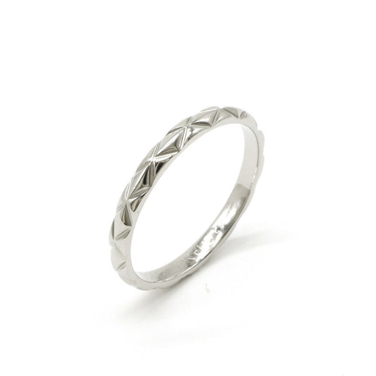 Chanel Coco Crush Matelassé Ring Pt950