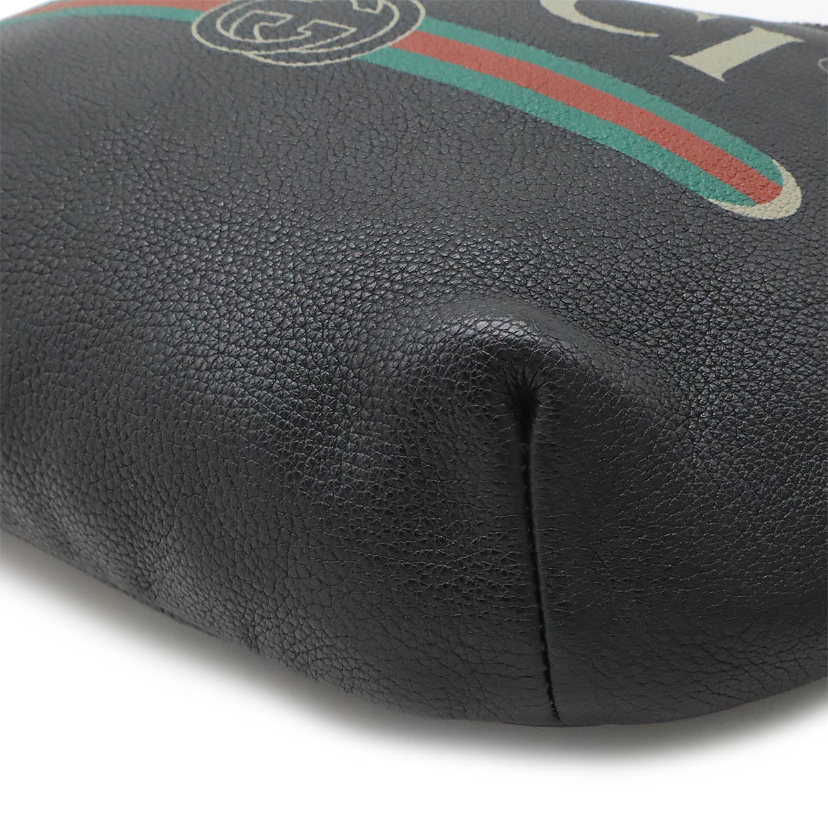 Luxury Gucci Trending 2025 Leather Print Belt Bag Black