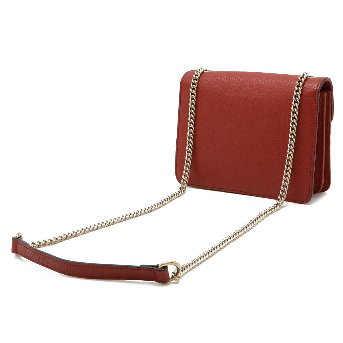 Luxury Gucci Trending 2025 Leather Interlocking G Chain Bag