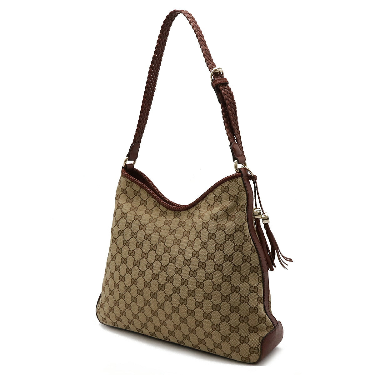 Luxury Gucci Trending 2025 GG Canvas Leather Shoulder Bag 257026