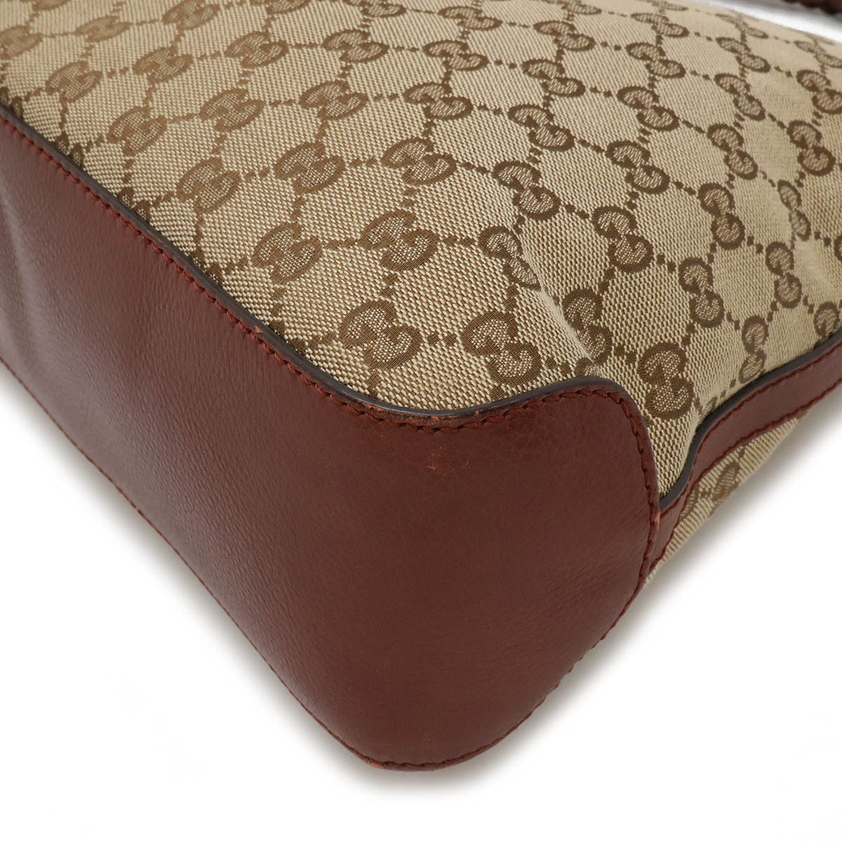 Luxury Gucci Trending 2025 GG Canvas Leather Shoulder Bag 257026