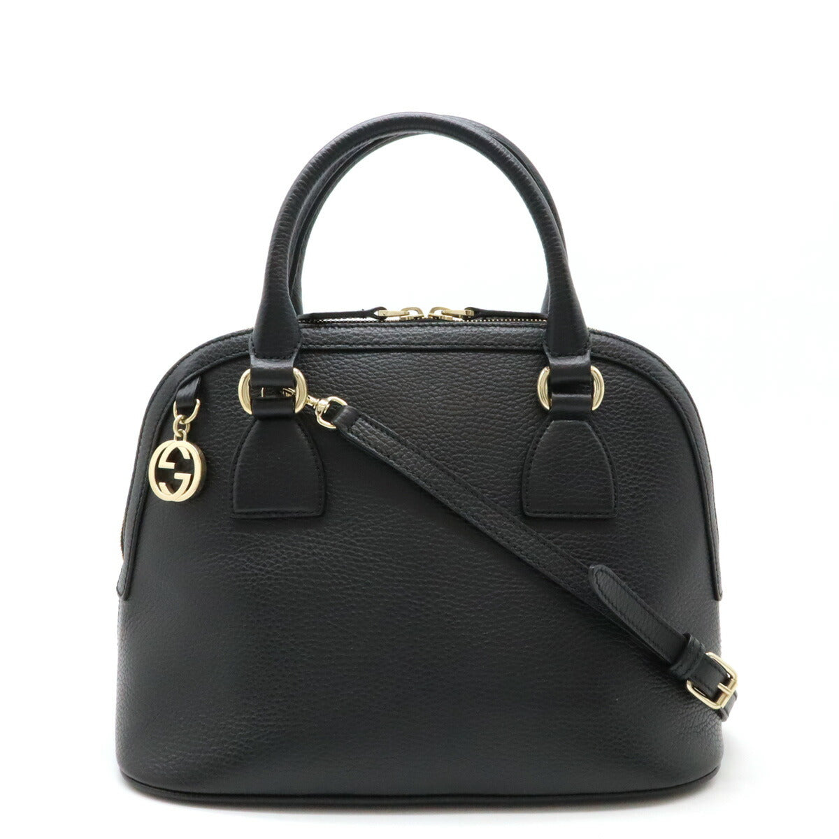 Luxury Gucci Trending 2025 Leather Interlocking G Handbag 2WAY
