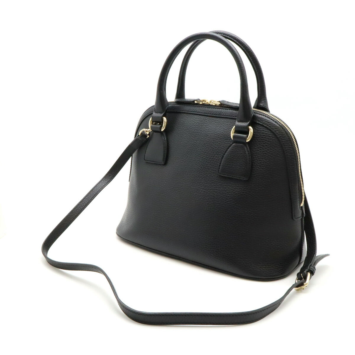 Luxury Gucci Trending 2025 Leather Interlocking G Handbag 2WAY