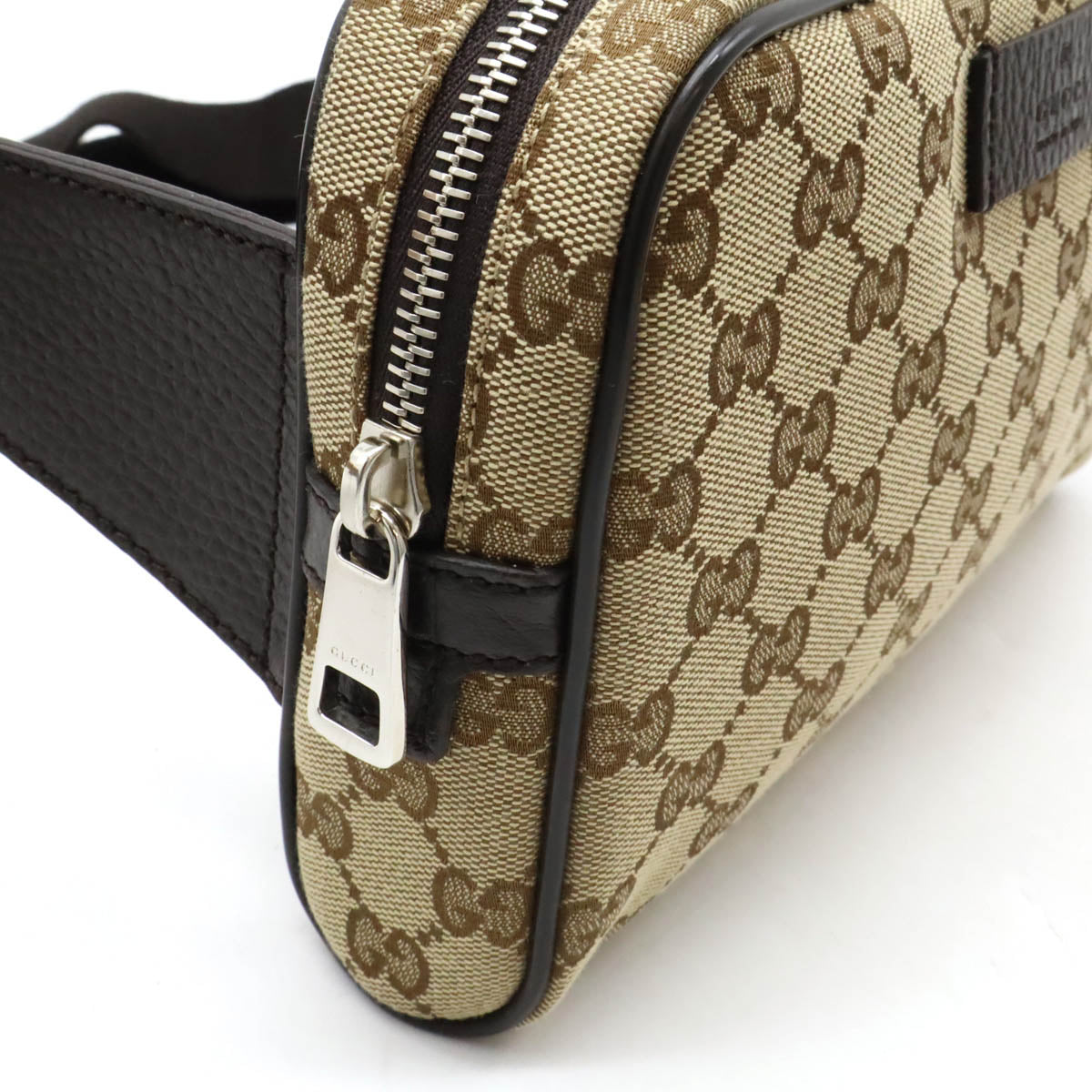 Luxury Gucci Trending 2025 GG Canvas Leather Waist Bag 449174