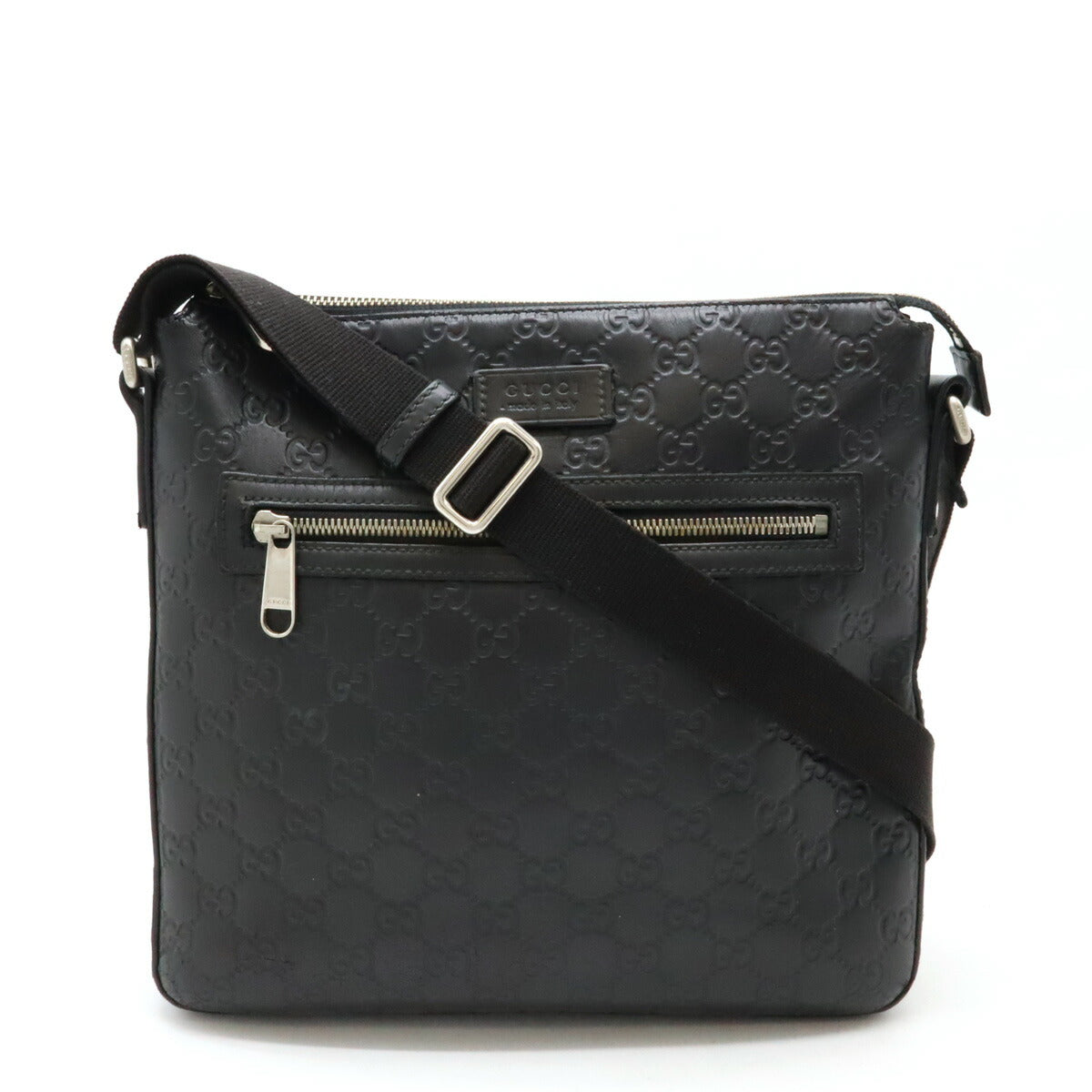 Luxury Gucci Trending 2025 Leather Shoulder Bag Black
