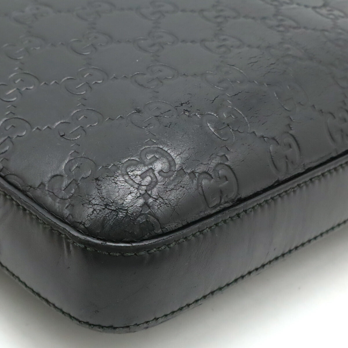 Luxury Gucci Trending 2025 Leather Shoulder Bag Black