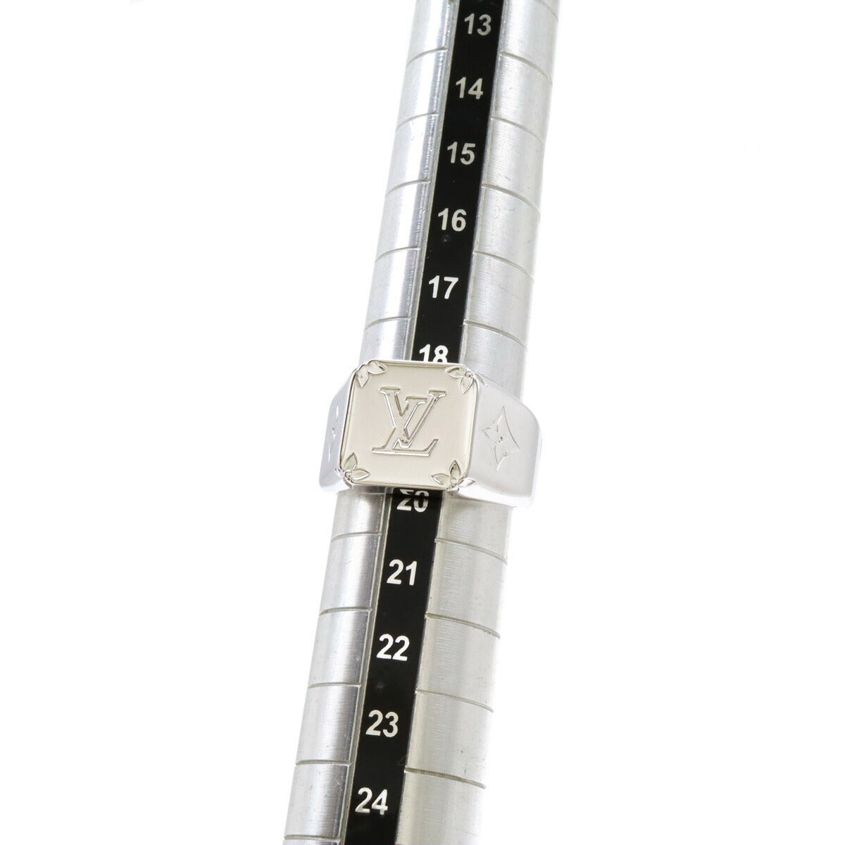 Louis Vuitton Signet Ring Metal Silver M62487