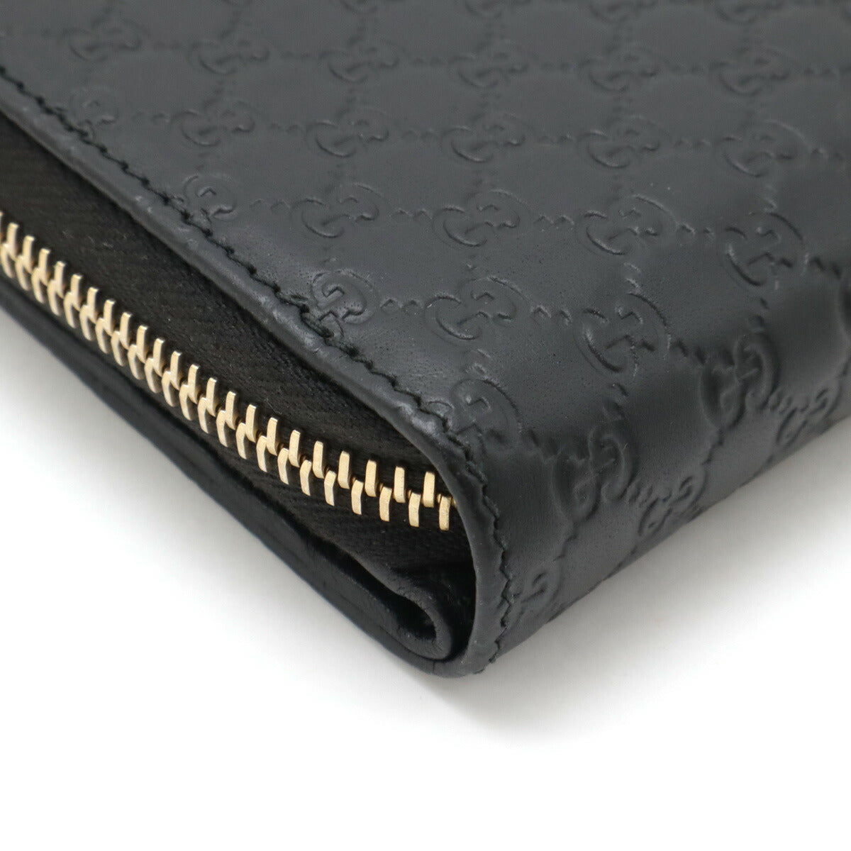 Luxury Gucci Trending 2025 Leather MicroLuxury Gucci Trending 2025ssima Compact Wallet Black