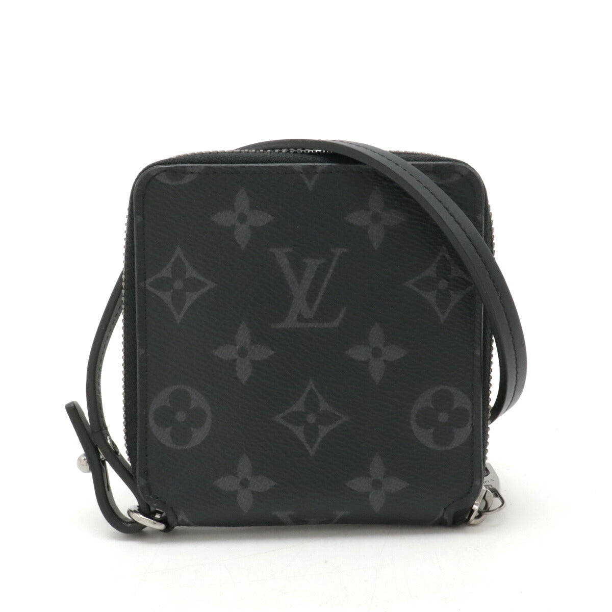 Louis Vuitton Monogram Eclipse Compact Wallet M80426