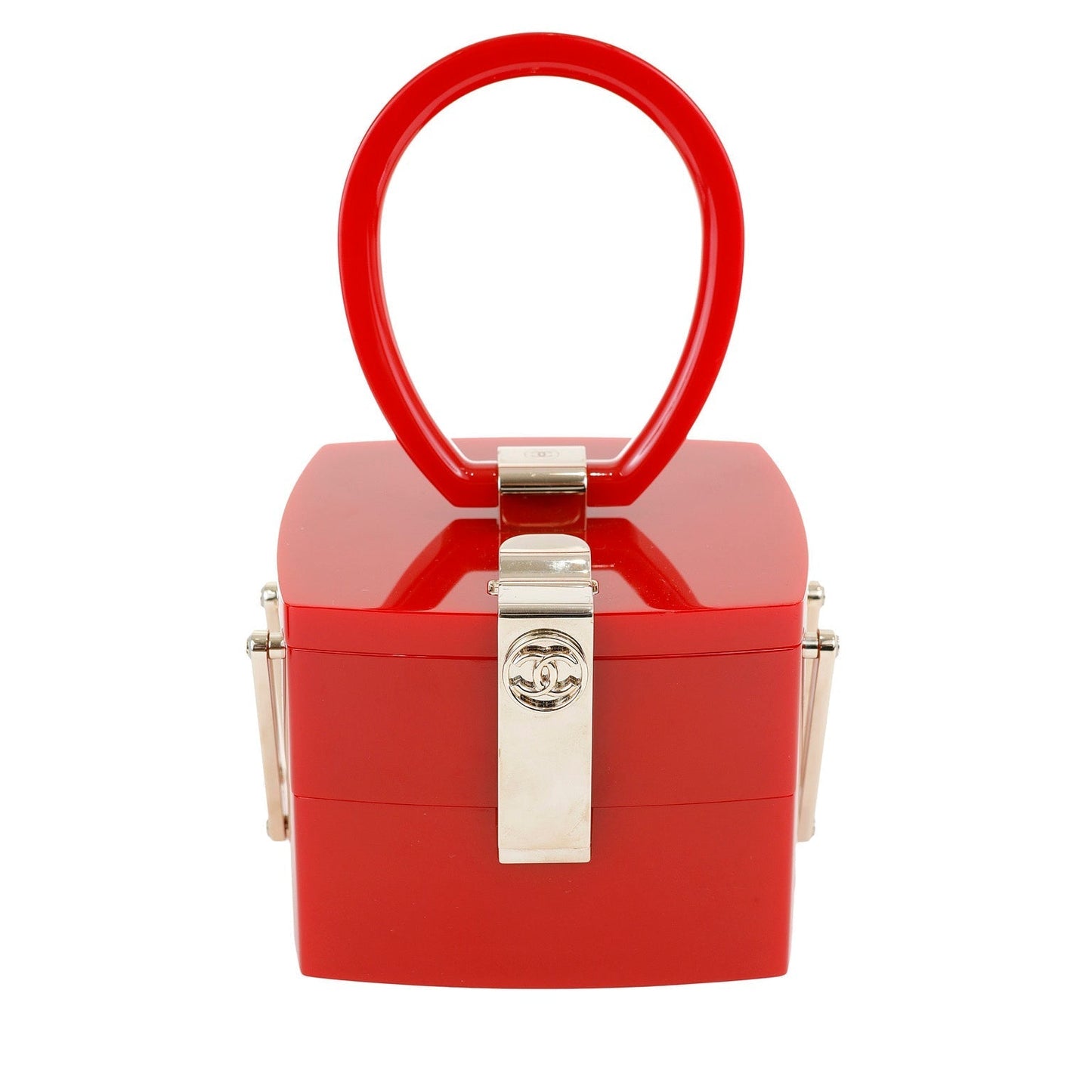 Chanel Red Lucite Devil Wears Luxury PradaRunway Bag
