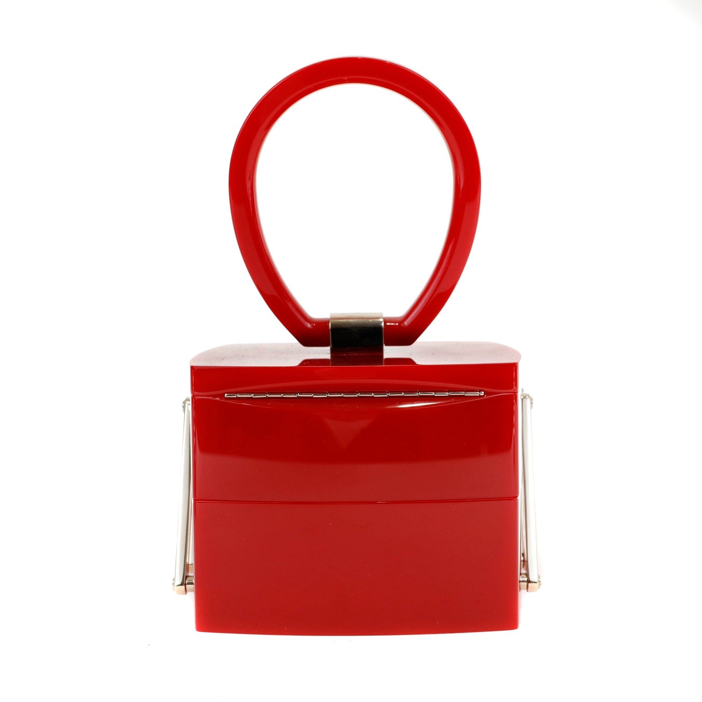 Chanel Red Lucite Devil Wears Luxury PradaRunway Bag