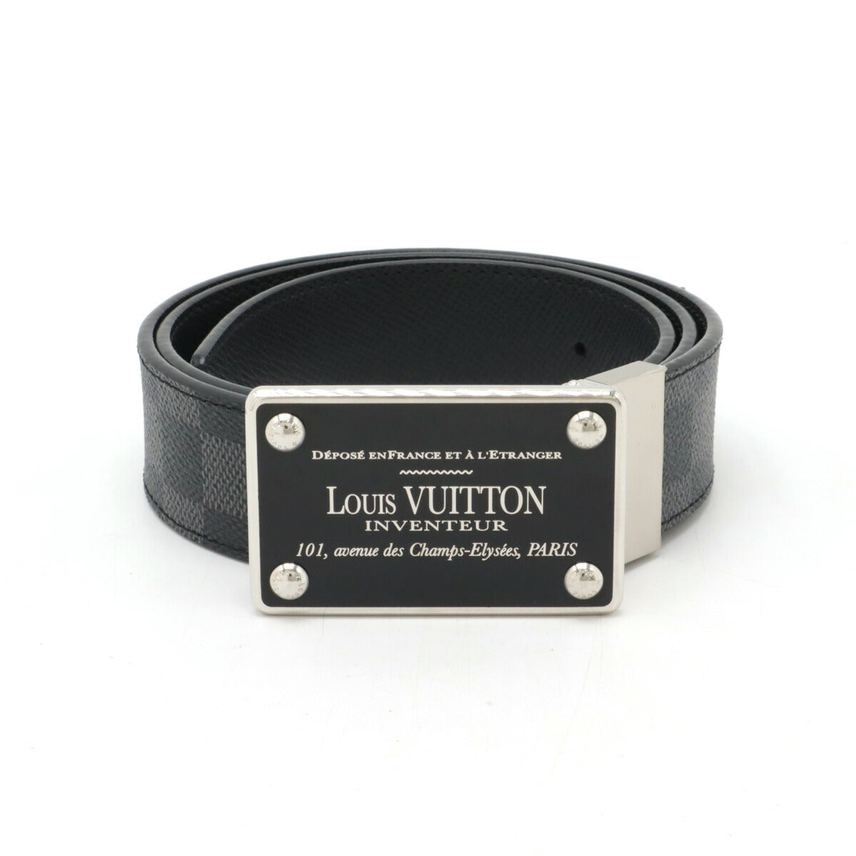 Louis Vuitton Damier Graphite Reversible Belt