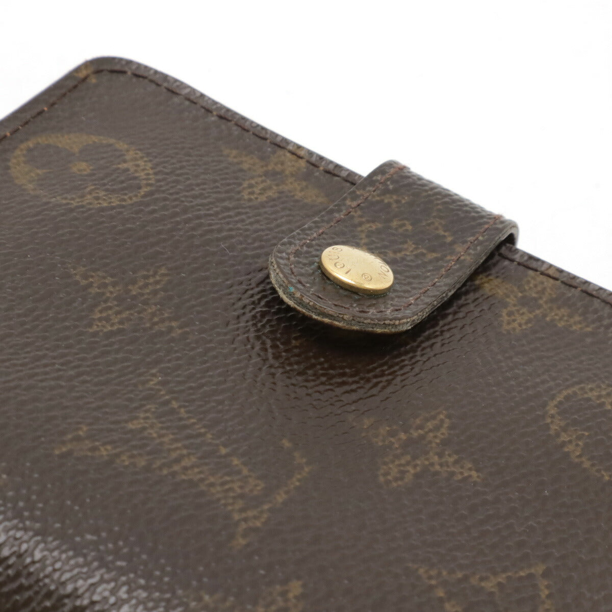 Louis Vuitton Monogram Compact Zip Wallet Brown M61667