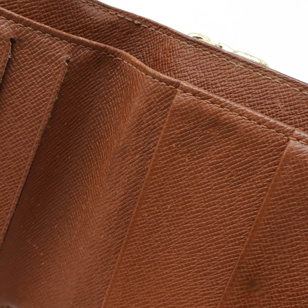 Louis Vuitton Monogram Compact Zip Wallet Brown M61667