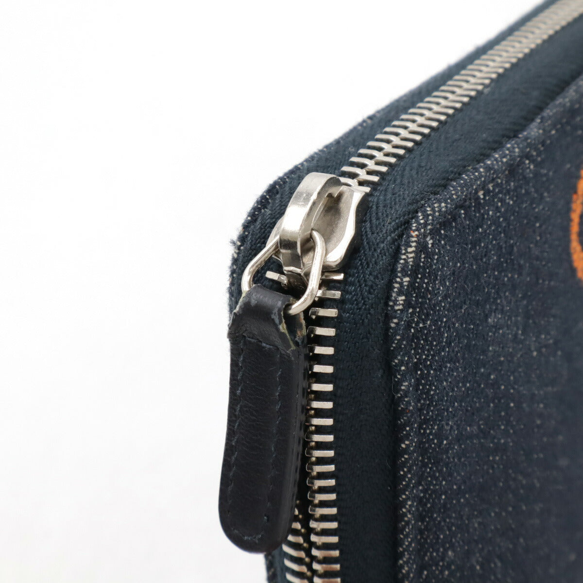 Chanel Denim Leather Long Wallet A80056