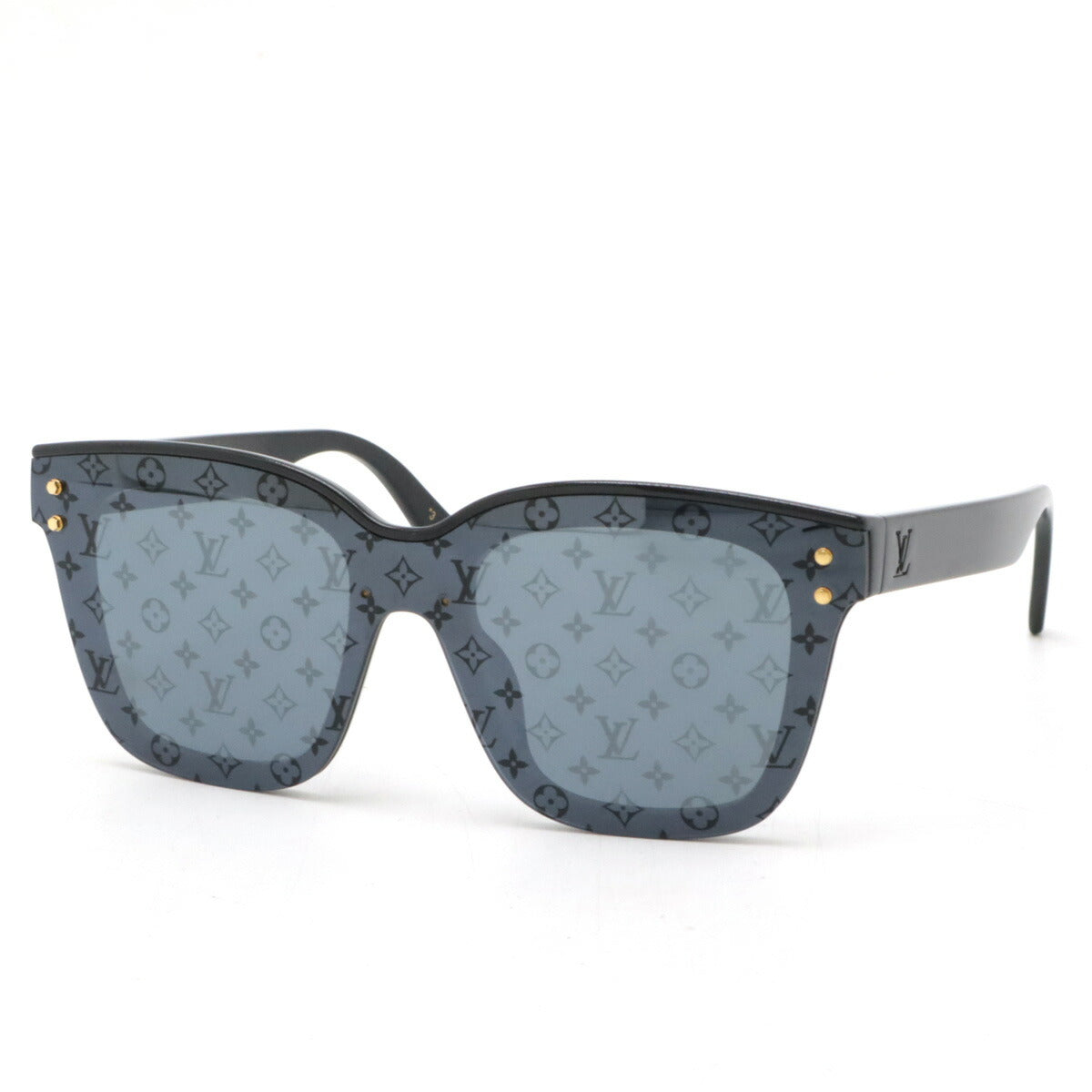 Louis Vuitton Flash Square Sunglasses Black Blue