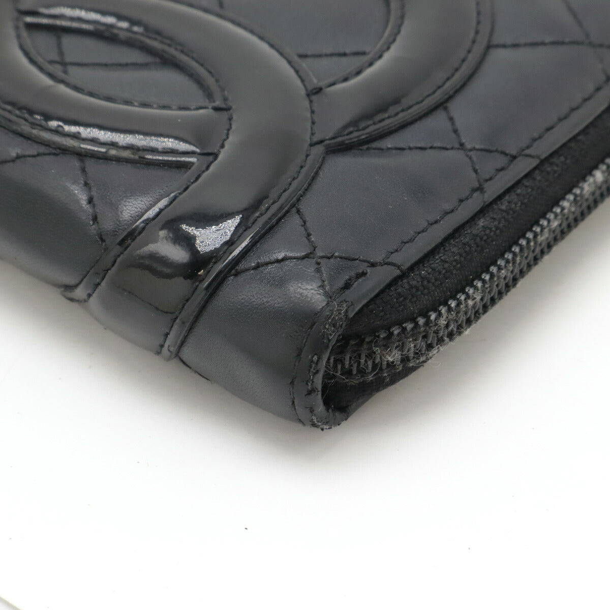 Chanel Cambon Line Leather Wallet Organizer