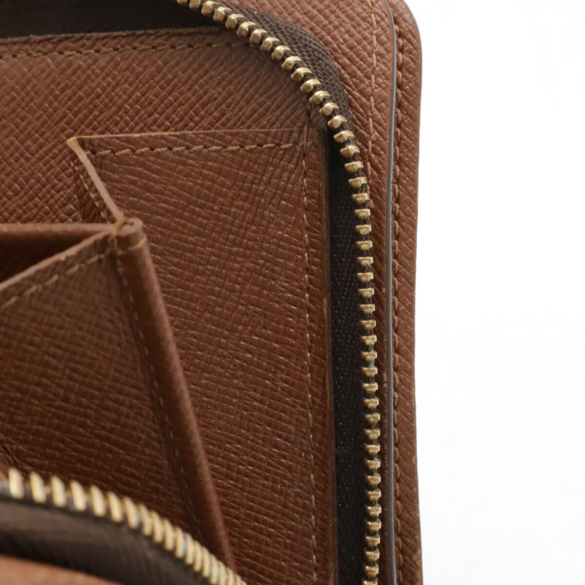 Louis Vuitton Monogram Compact Zip Wallet Brown M61667