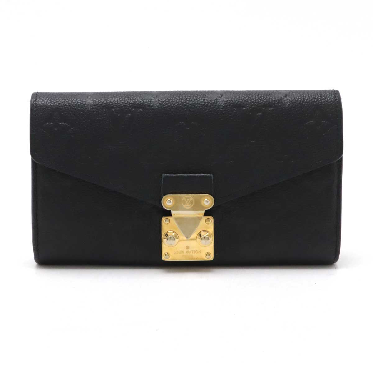 Louis Vuitton Monogram Empreinte Wallet Black M62458
