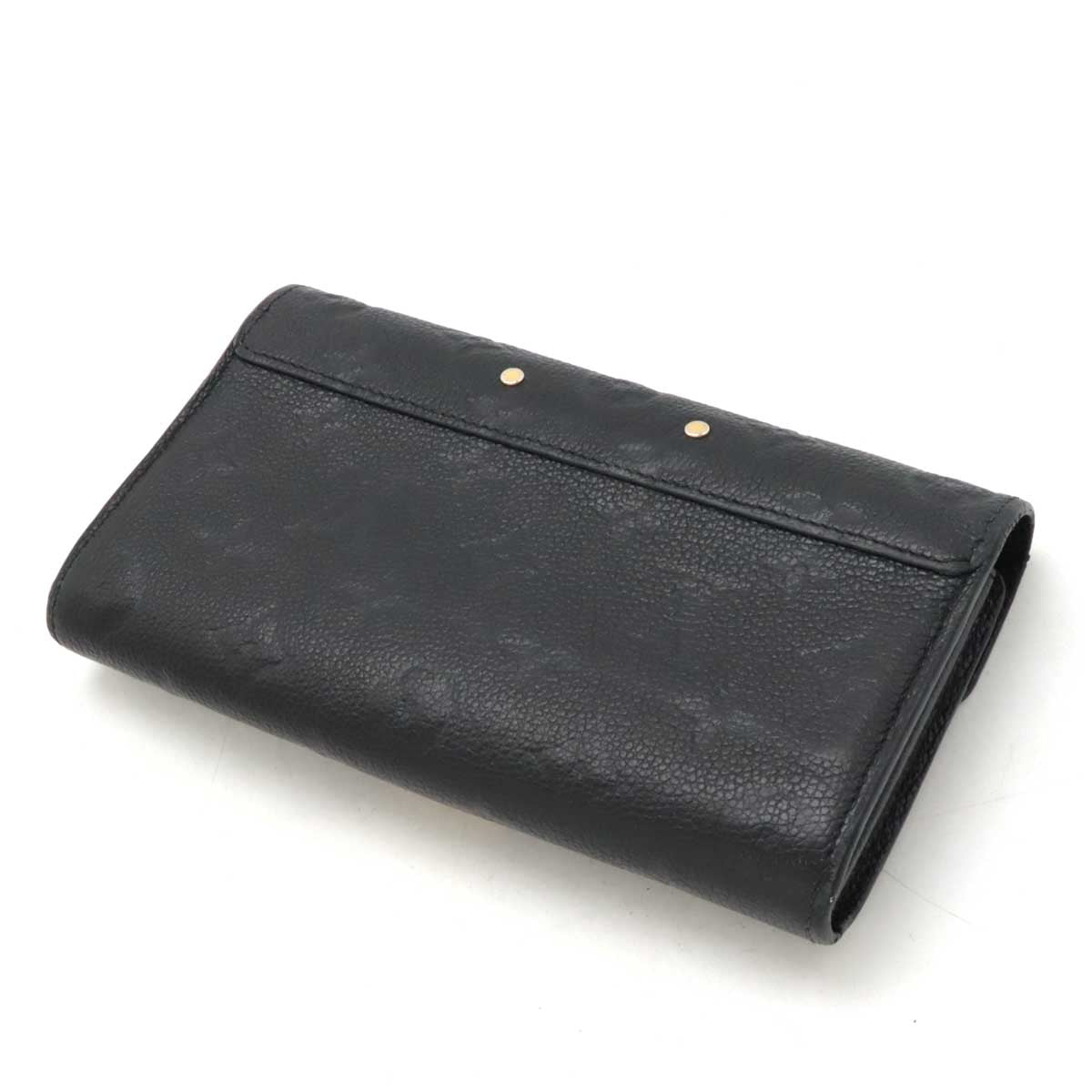 Louis Vuitton Monogram Empreinte Wallet Black M62458