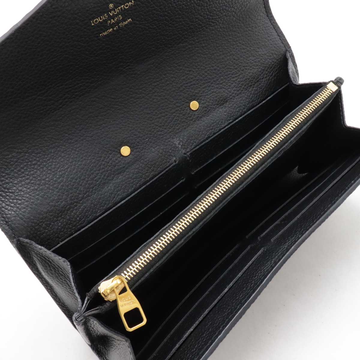 Louis Vuitton Monogram Empreinte Wallet Black M62458